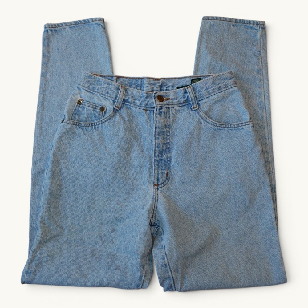 Vintage Style Hunt‎ Club Light Wash High Rise Straight Leg Jeans